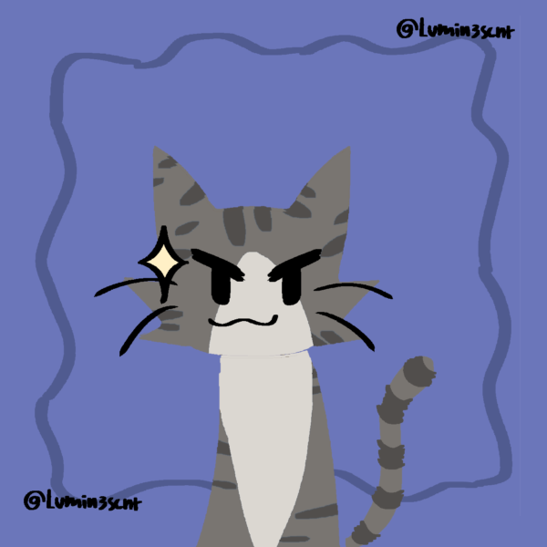 Jess Lawsons' Avatar - A fascimile of her cat, Michael